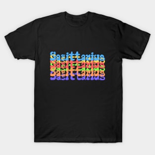 Rainbow Popart Sagittarius T-Shirt